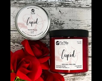 Cupid Scented Soy Wax Candle | 13 oz | 8 oz