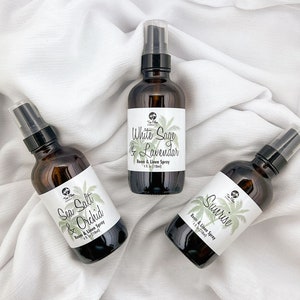 Room and Linen Spray | Bathroom Spray | Car Spray Freshener | Pillow Mist | 4 oz