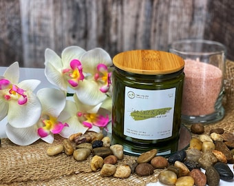 Sea Salt & Orchid Scented Soy Wax Candle