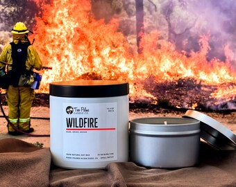 Wildfire Scented Soy Wax Candle | 13 oz | 8 oz