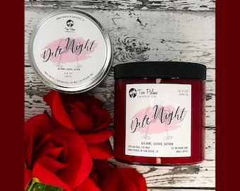 Date Night Scented Soy Wax Candle | 13 oz | 8 oz
