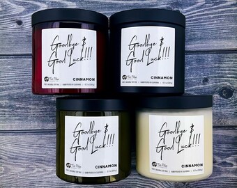 Goodbye & Good Luck Scented Soy Candle | 13 oz Jar