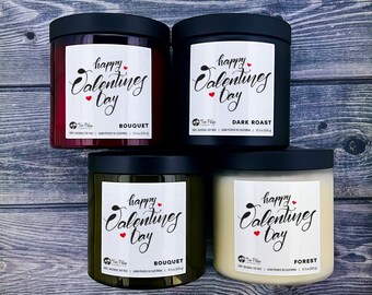 Happy Valentine’s Day Scented Soy Candle | 13 oz Jar