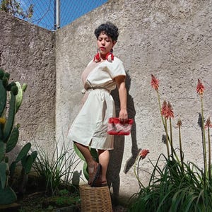 Oaxaca huipil with pockets