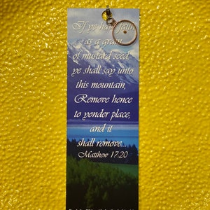 Mustard Seed Charm Clip On/ Mustard Seed/Faith Bookmark/If you have Faith as small as a Mustard Seed nothing is impossible/Graduation Gift