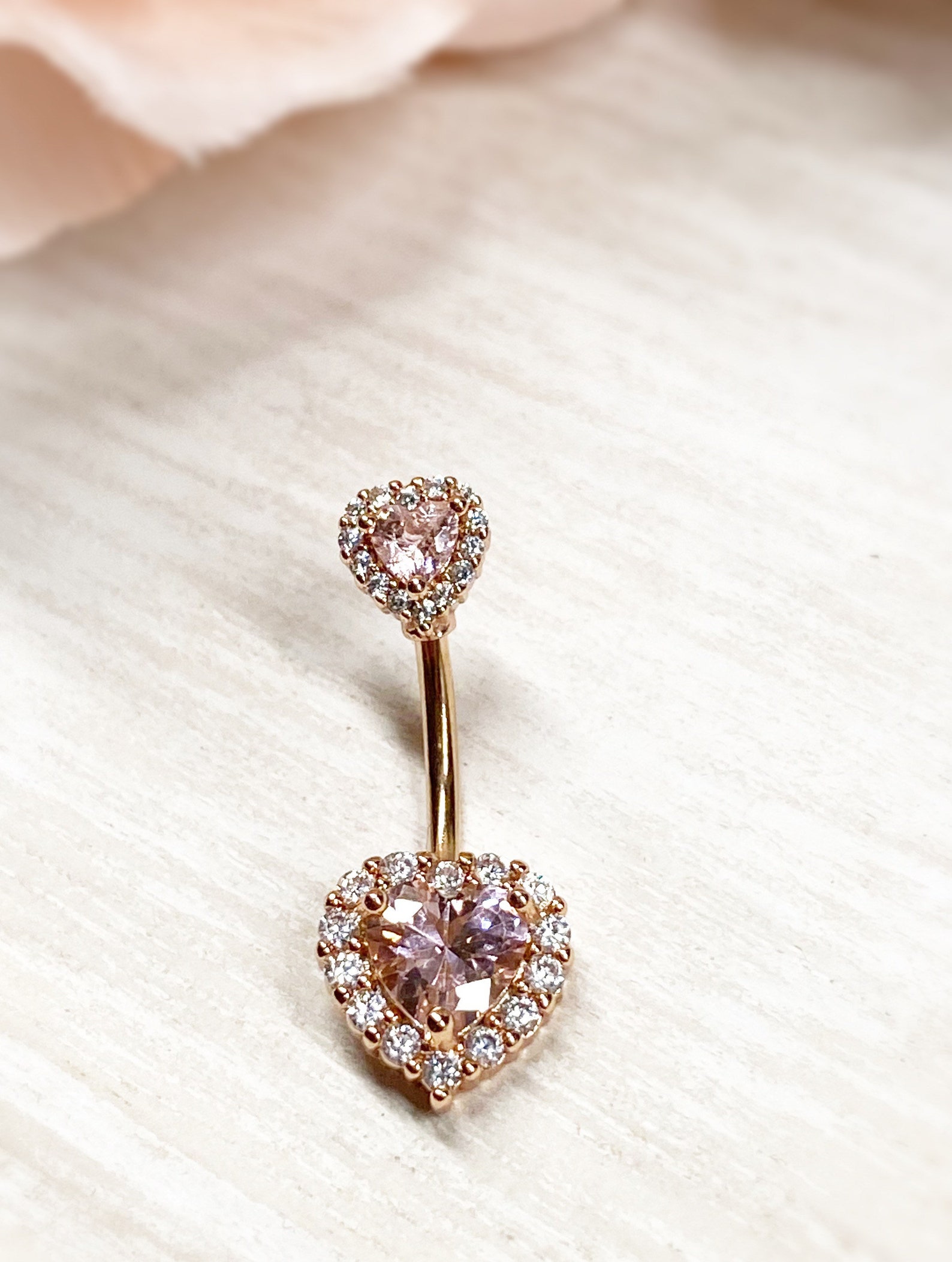 Belly Button Rings Heart piercing . Belly button piercing . Etsy