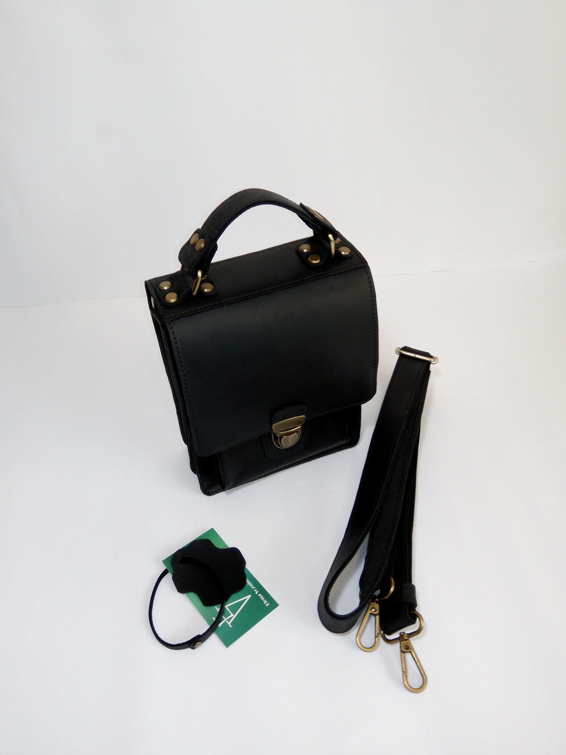 Leather Men's Bag Men's Purse Small Bag for Men Etsy