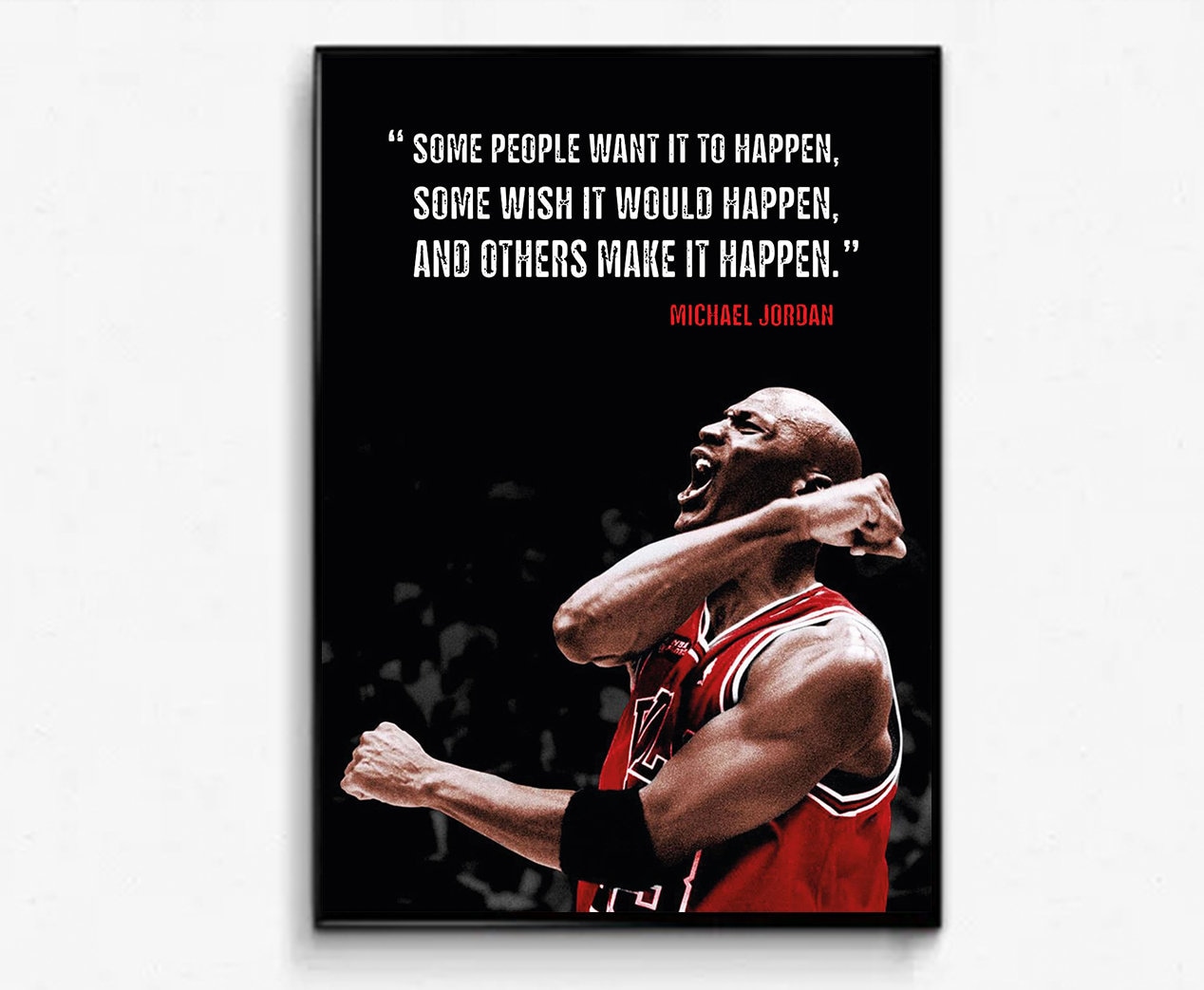 Discover Make it Happen - Michael Jordan Poster