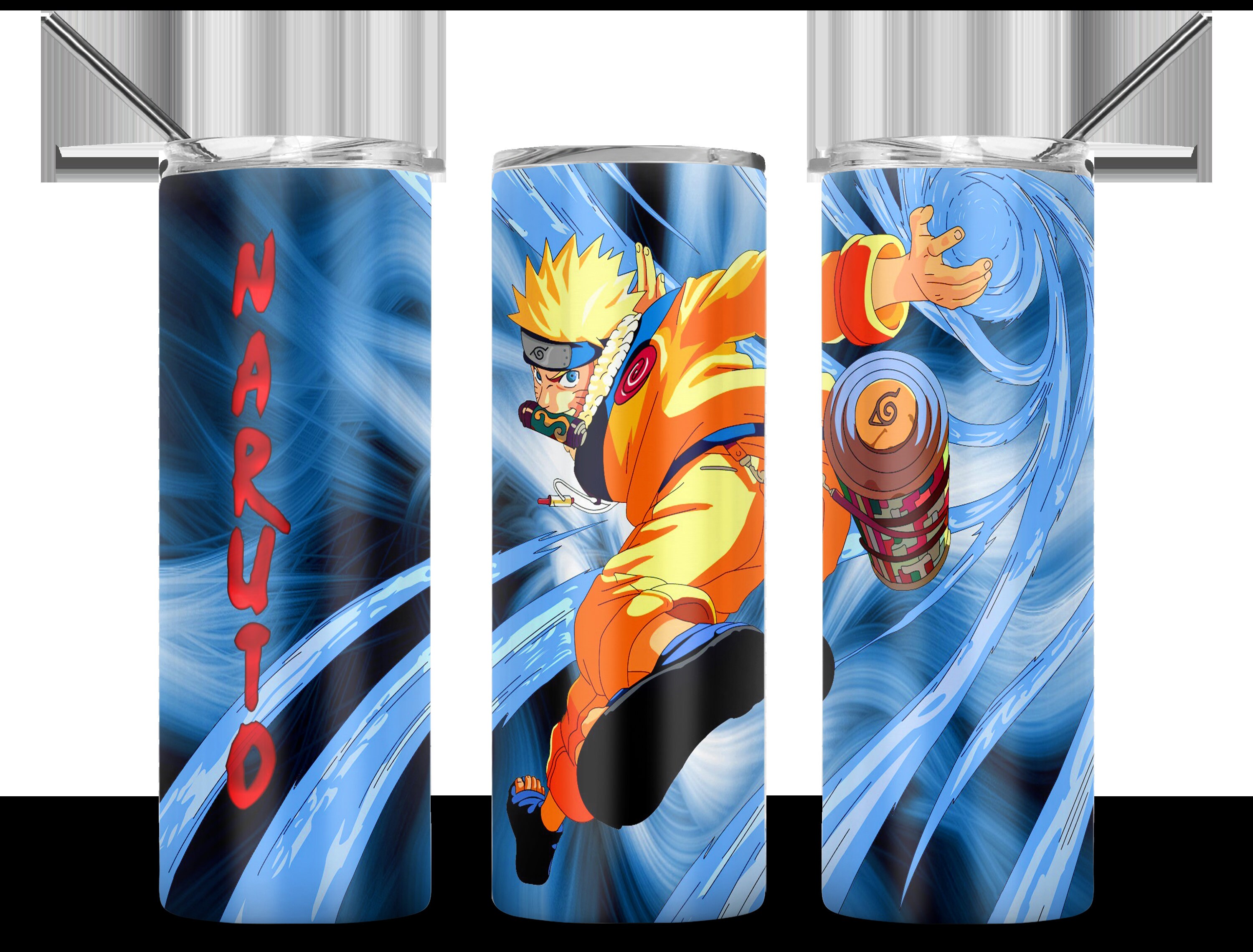 Naruto Anime Tumbler Design 20oz Straight Tumbler Design | Etsy