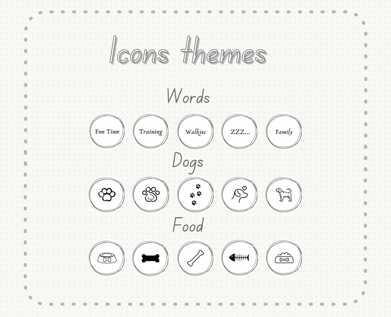 100 BLACK & WHITE Dog Instagram Highlight Covers, Black Icons, Dog