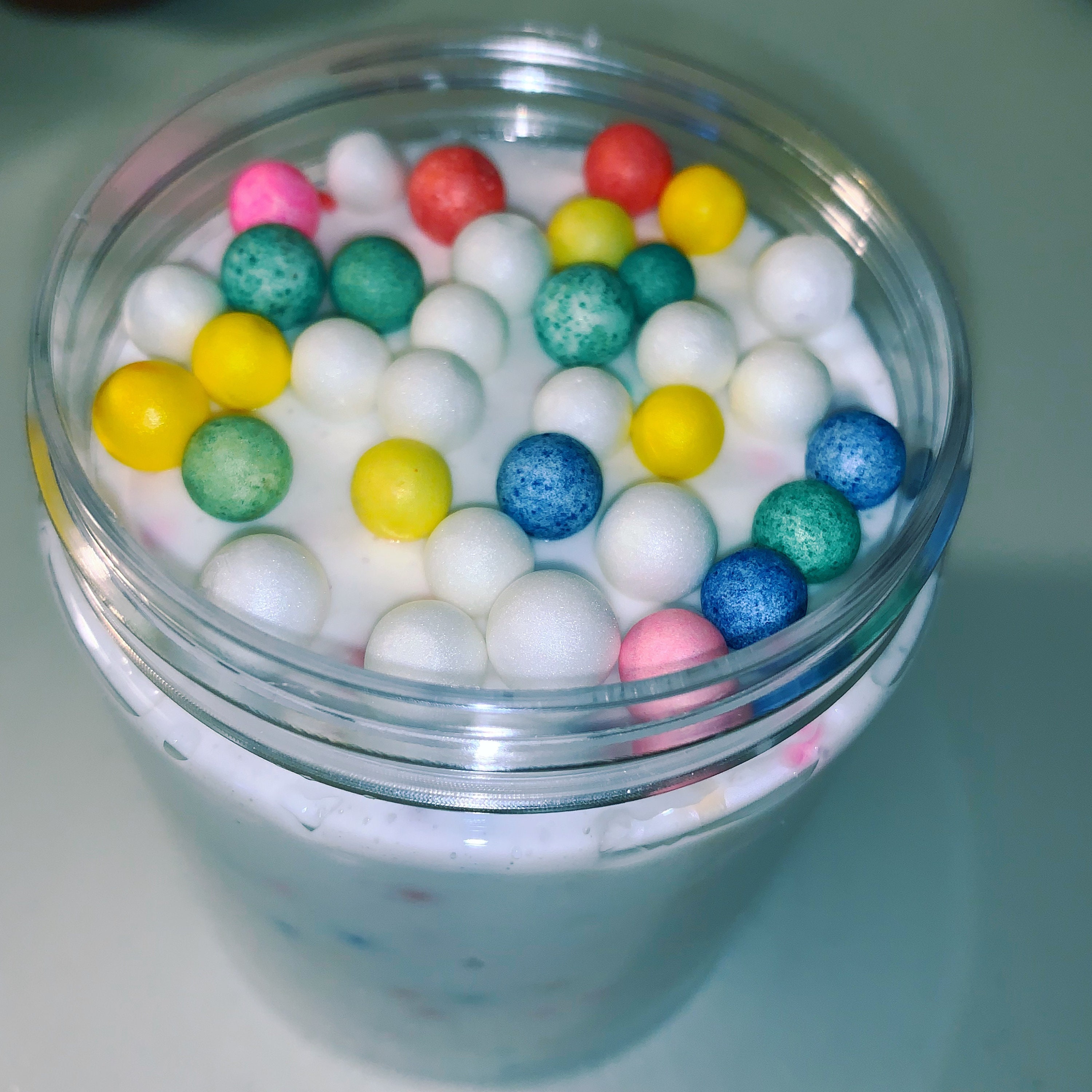 Capn Crunch Cereal Milk slime Cereal slime semi floam Etsy