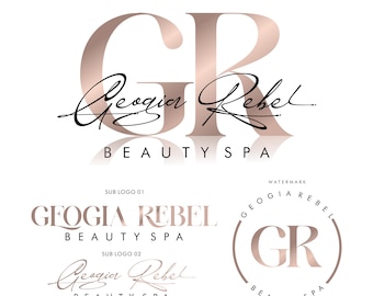 Custom Minimalist Logo Design & Watermark: Brand Logo (Digital Files)