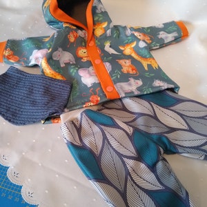 Doll clothes 3 pieces size 40/43 cm
