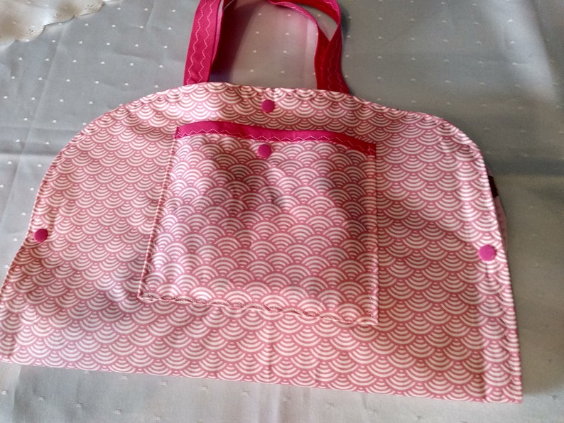 Doll diaper bag with accessories image 4