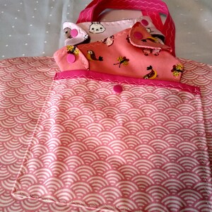 Doll diaper bag with accessories image 6