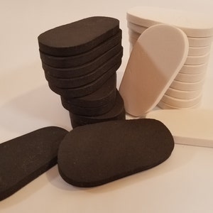 6mm Pre-Cut Foam Soles for 18" Doll Shoes: DIY Craft Supply