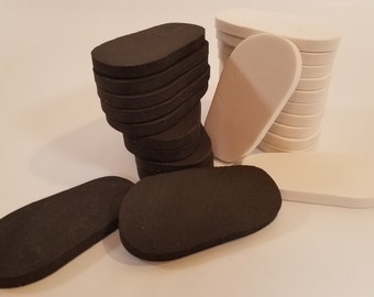 6mm Pre-Cut Foam Soles for 18" Doll Shoes: DIY Craft Supply