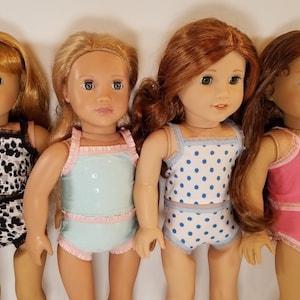 Camisole and panty set for 18 inch doll/Underwear for 18 inch doll/Fits like American doll clothing/ 18 inch doll clothes/Cami and Panty Set