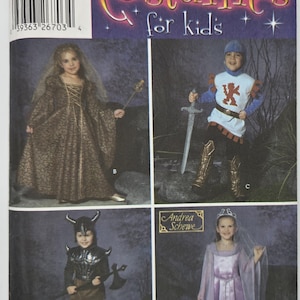 Simplicity 5520 Kinderkostuums in renaissance- en middeleeuwse stijl, maten 3-8, c2003