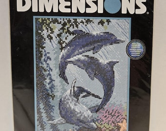 Vintage Dimensions, the Dolphin's Domain, Counted Cross Stitch