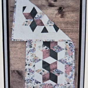Woven Star Reversible Table Runner Quilt Pattern by Jeanette Brown