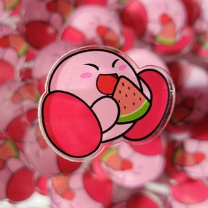 Kirby Watermelon Pin