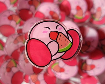 Kirby Watermelon Pin