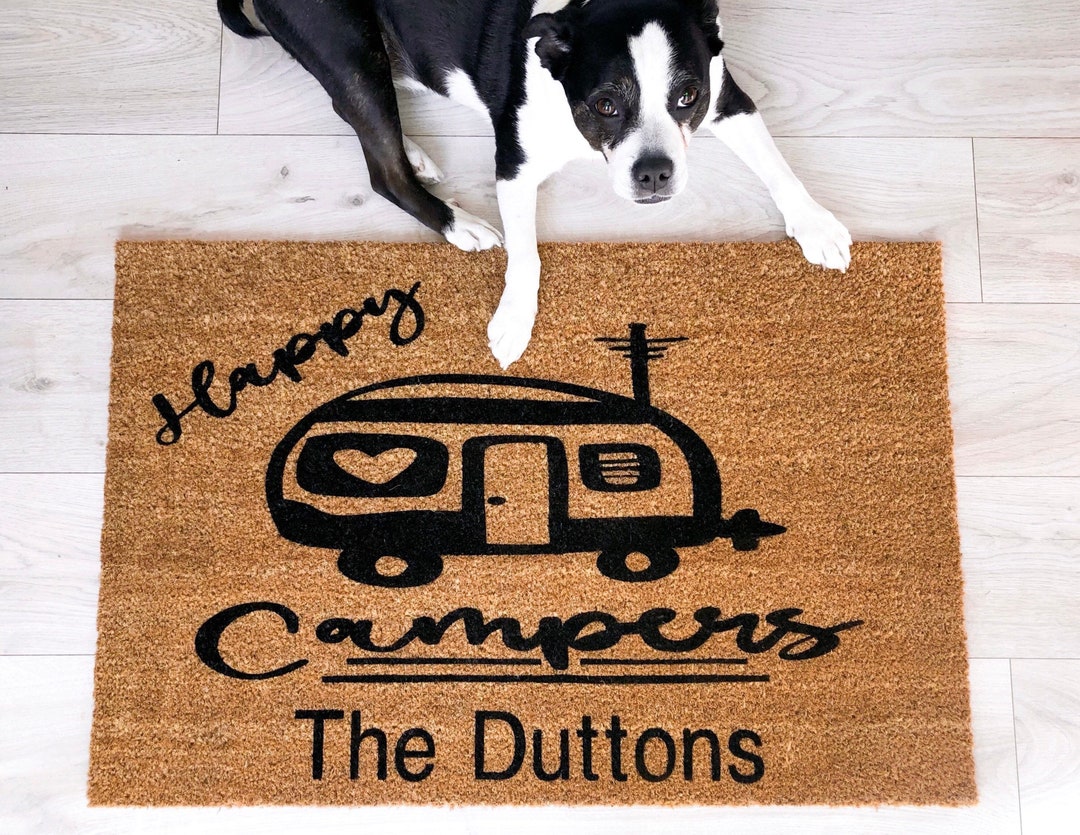 Custom Camper doormatdoormatshousewarming gifts Etsy.de