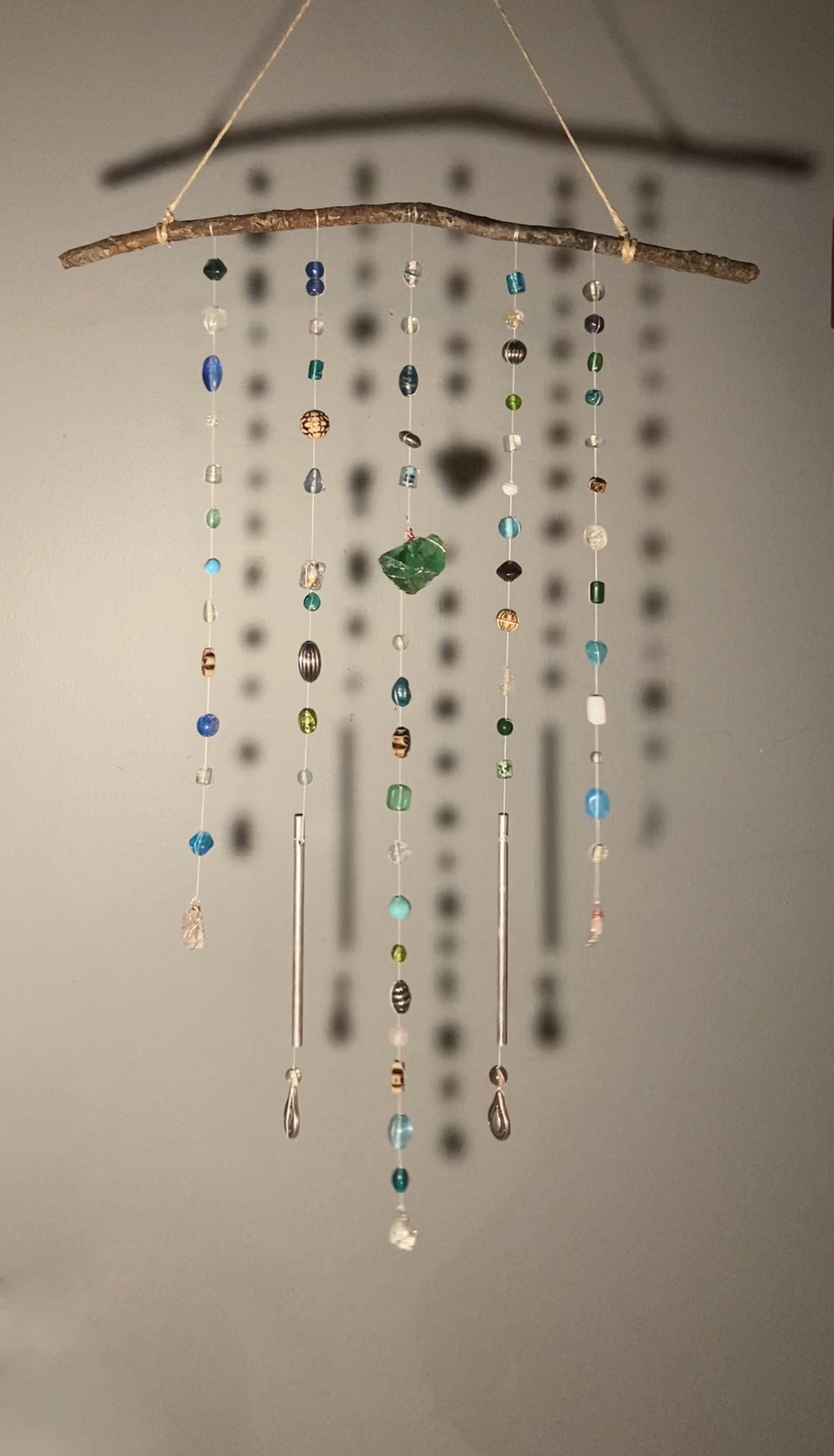 Natural or suncatcher and wind chime Etsy