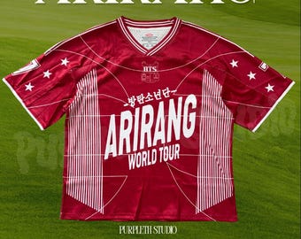 Arirang Oversized Jersey Red ( READ SIZE CHART ) Model sample in the photos