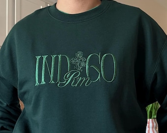 RM "INDIGO" Embroidered Sweatshirt