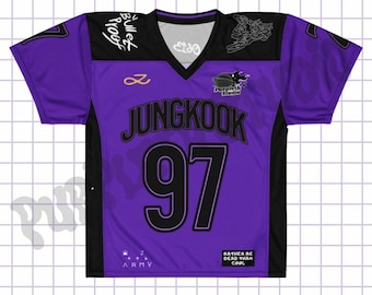 Camiseta de fútbol americano inspirada en Jungkook
