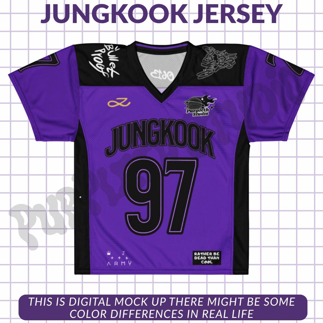 BTS ツアーグッズ Jersey シャツ JK ジョングク BTS JUNGKOOK GOLDEN JERSEY FOR ARMY PERFECT OUTFIT ARIRANG CONCERT