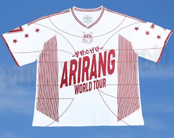 Bangtan Arirang Oversized Jersey ( READ SIZE CHART ) Model sample in the photos