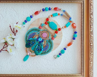 Scarab beetle pendant. beaded necklace. Egyptian jewelry cicada pin. Pharaoh Nefertiti jewelry. bug brooch. winged insects. collar Charm