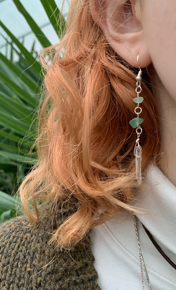 Etsy crystal drop earrings hot sale