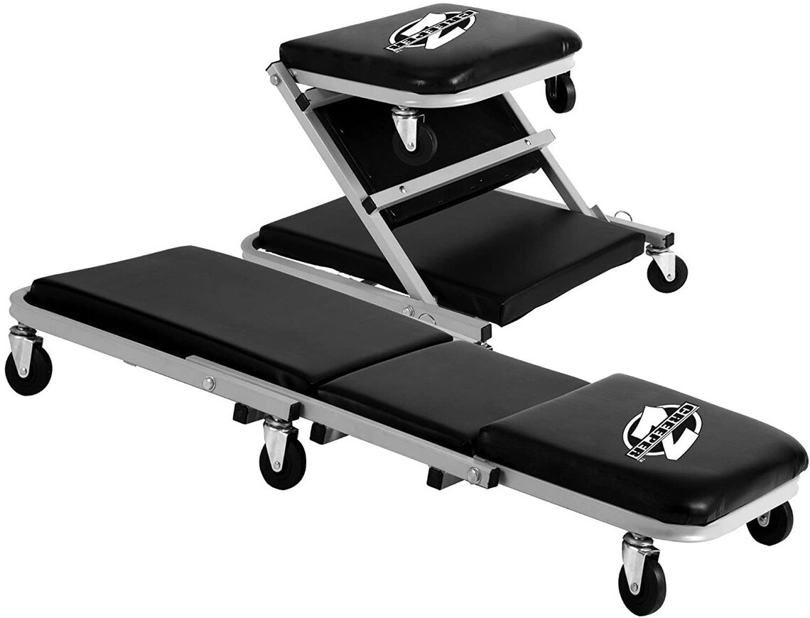 2 in 1 Car Creeper and Seat Foldable Car Creeper Trolley Etsy