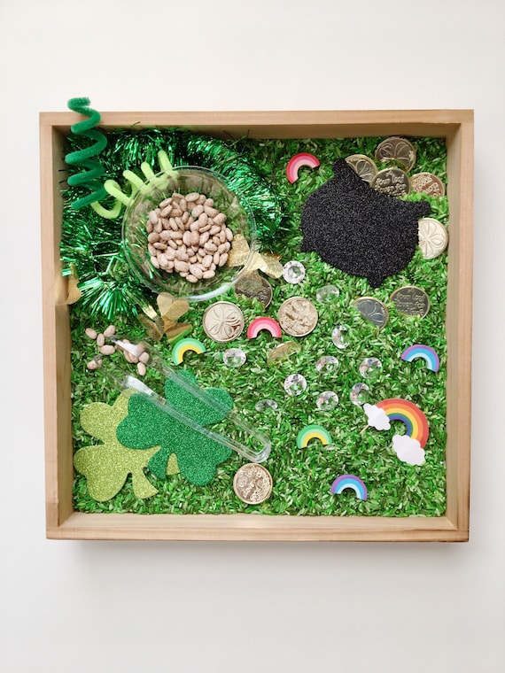 St. Patrick's Day Sensory Kit Sensory Rice Sensory Play