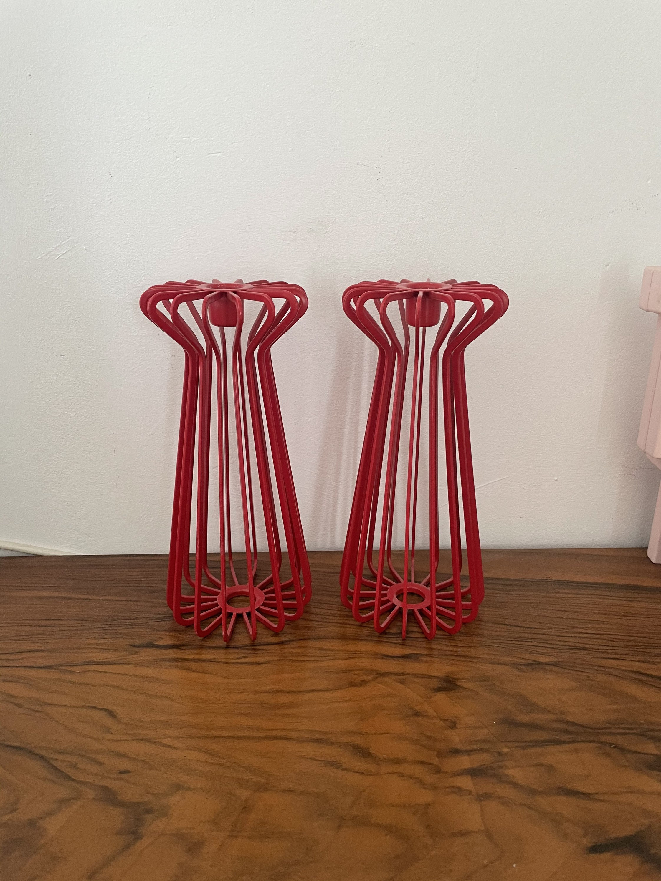 Bougeoir Tradig Ikea Ps Vintage Design Ehlen Johansson Métal Rouge