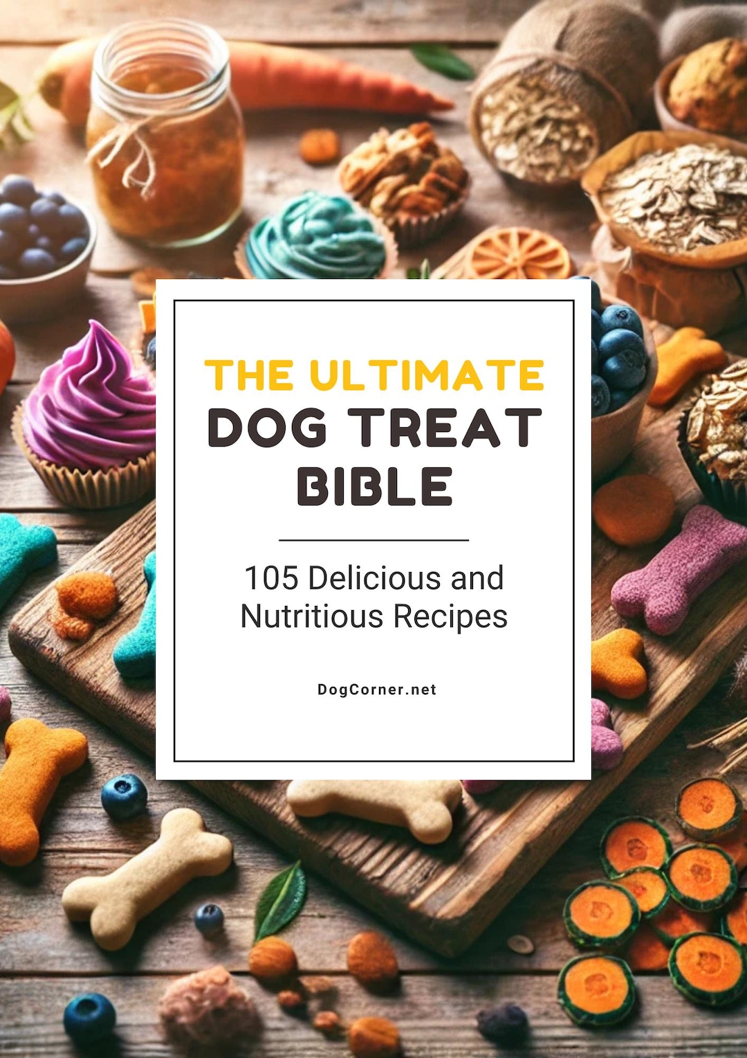 Dog Treat Recipes Ebook: 105 Healthy Homemade Treats (digital Download ...