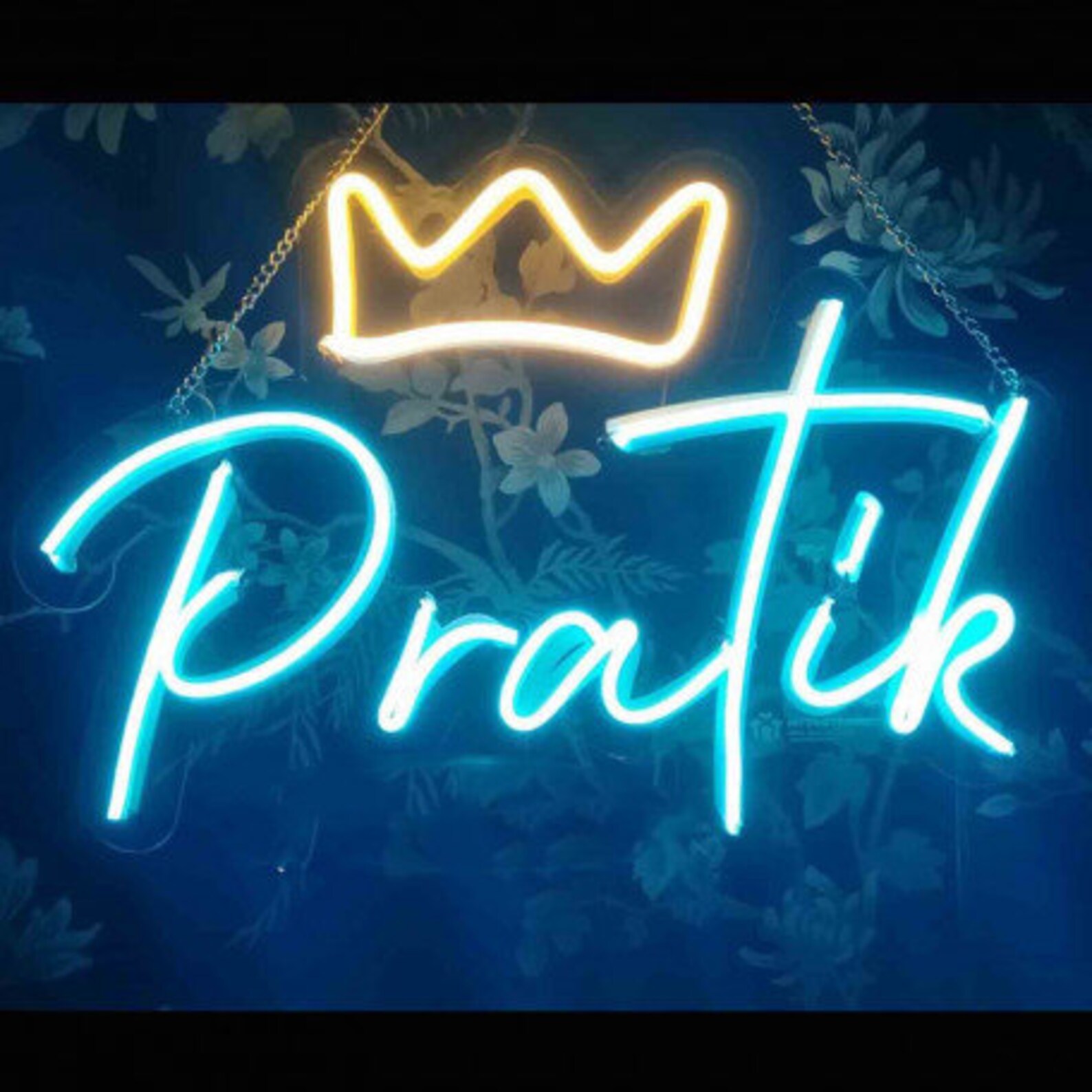 Custom Name With Crown Led Neon Sign Decorative Lights Wall | Etsy