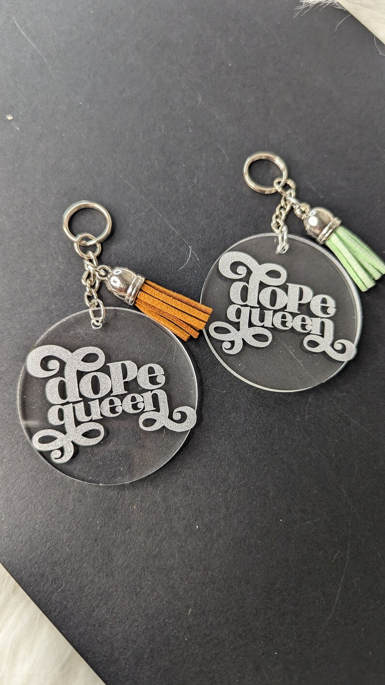 Dope Queen Keychain | Black Girl Magic Keychain | Girl Keychain ...
