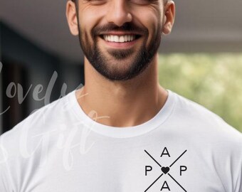 Edycja dla Taty: Koszulka z imieniem dziecka i rokiem urodzenia. Prezent dla taty. Pomysł na prezent dla taty. Spersonalizowana koszulka dla taty. Prezent na Dzień Ojca