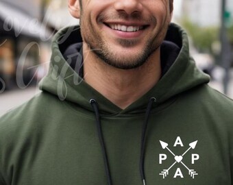 Moletom personalizado para o Dia dos Pais com os anos de nascimento dos filhos – um presente único para o papai. Moletom para o Dia dos Pais. Presente para o papai. Moletom para o Dia dos Pais - blusa de moletom