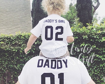 Father and daughter gift, father and daughter shirt,father and daughter tshirts,father to be gift,father and baby,father and me,father baby