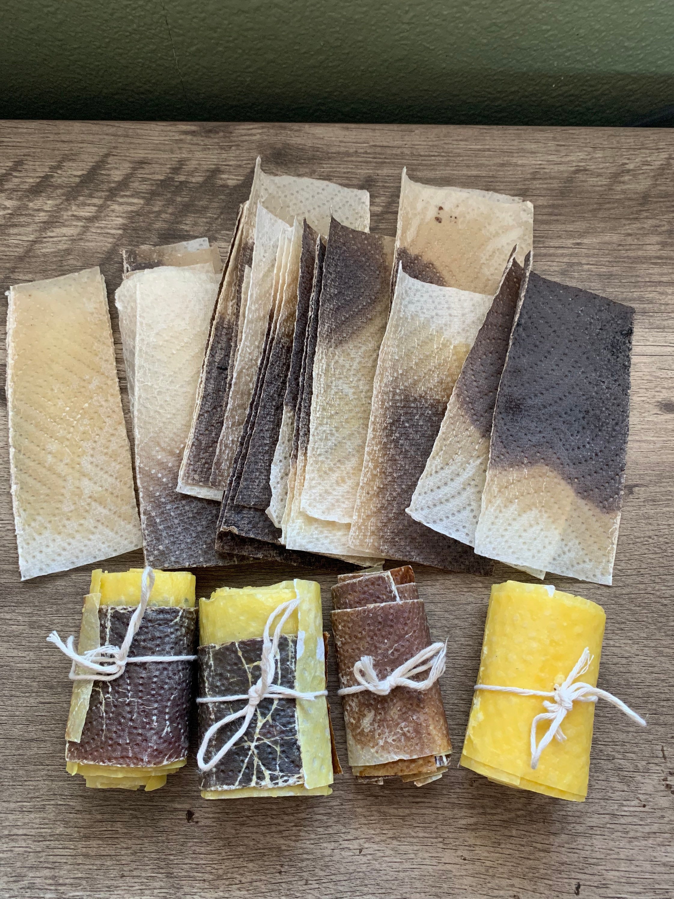 Beeswax Fire Starter Paper Etsy