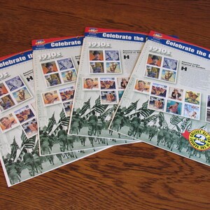 GREAT DEAL MANUFACTURE Sealed 1910 Celebrate the Century (60) 32 cent stamps