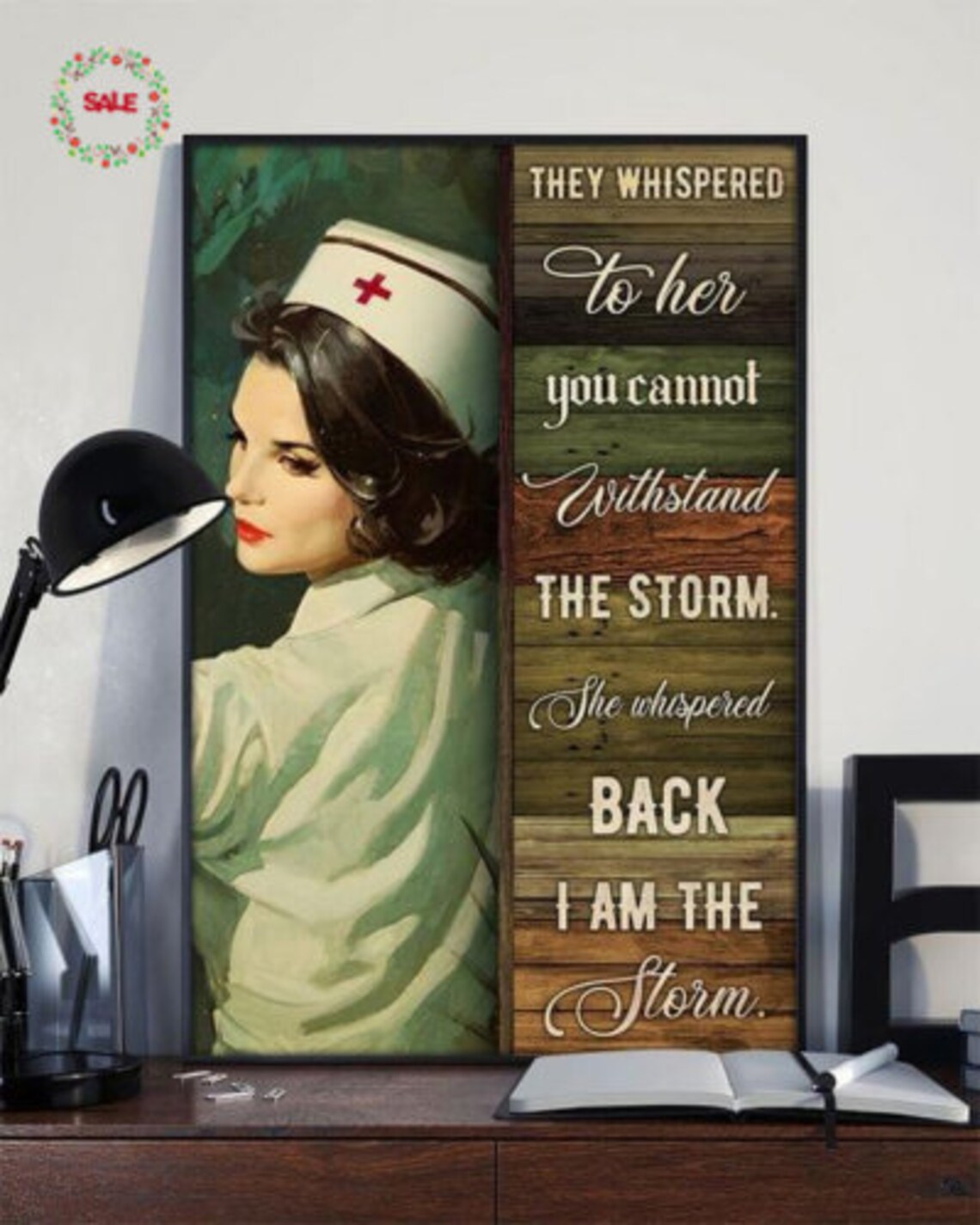 Antni She Whispered Back I Am The Storm Beautiful Nurse Etsy