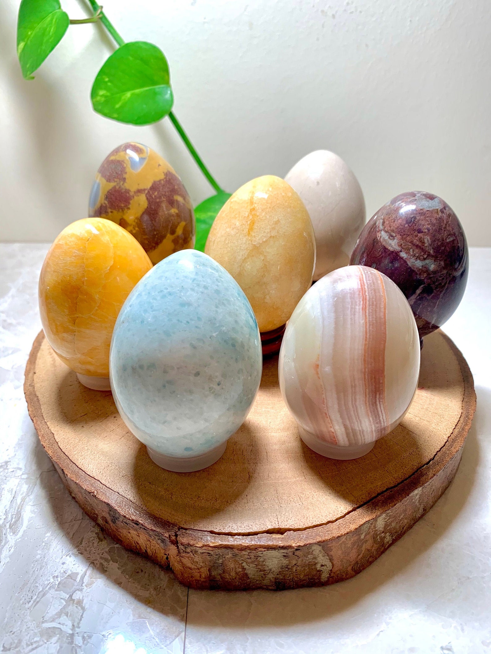 Choose Your Crystal, Genuine Crystal Eggs, Easter Egg Decor, Special