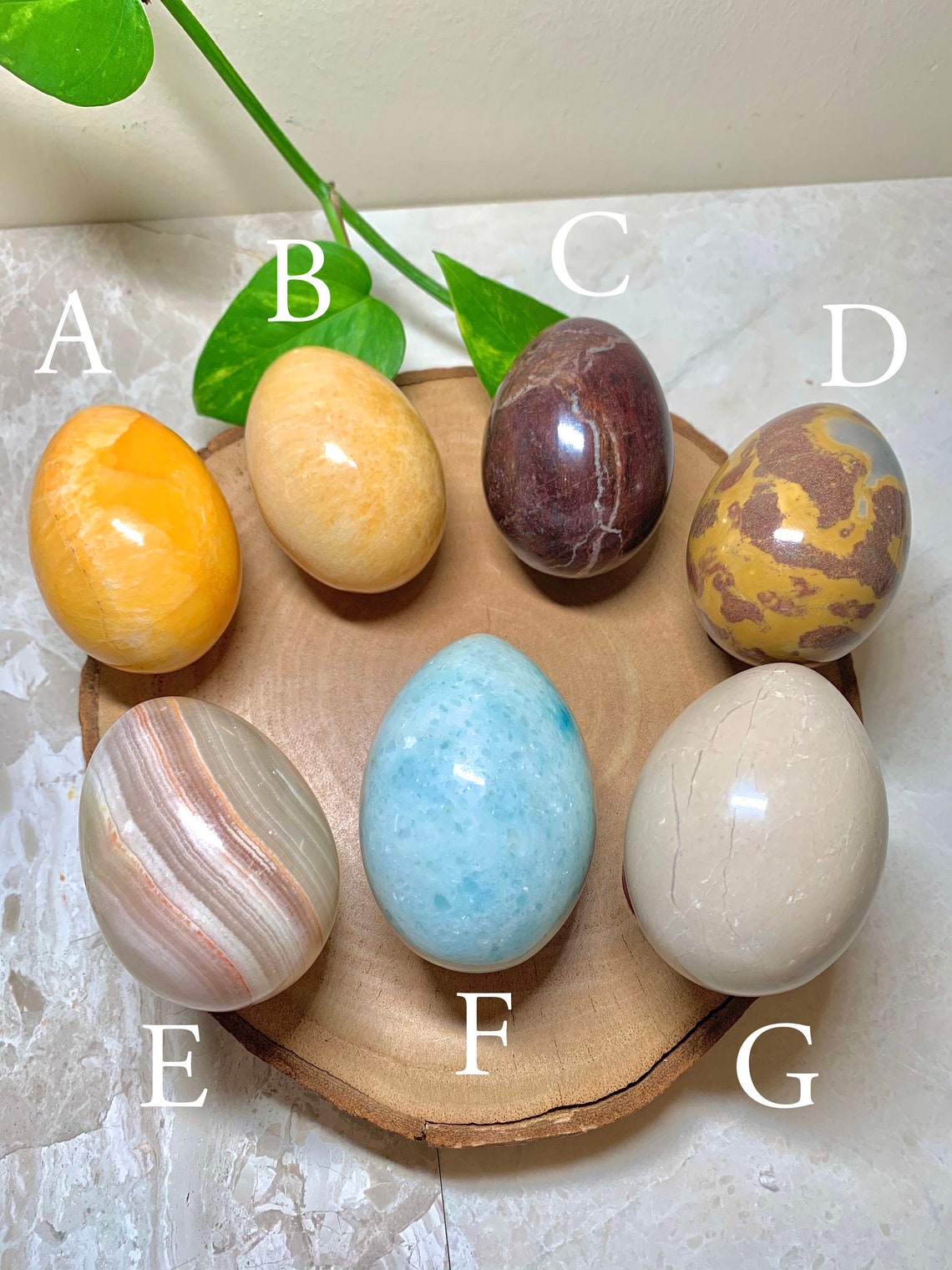 Choose Your Crystal, Genuine Crystal Eggs, Easter Egg Decor, Special